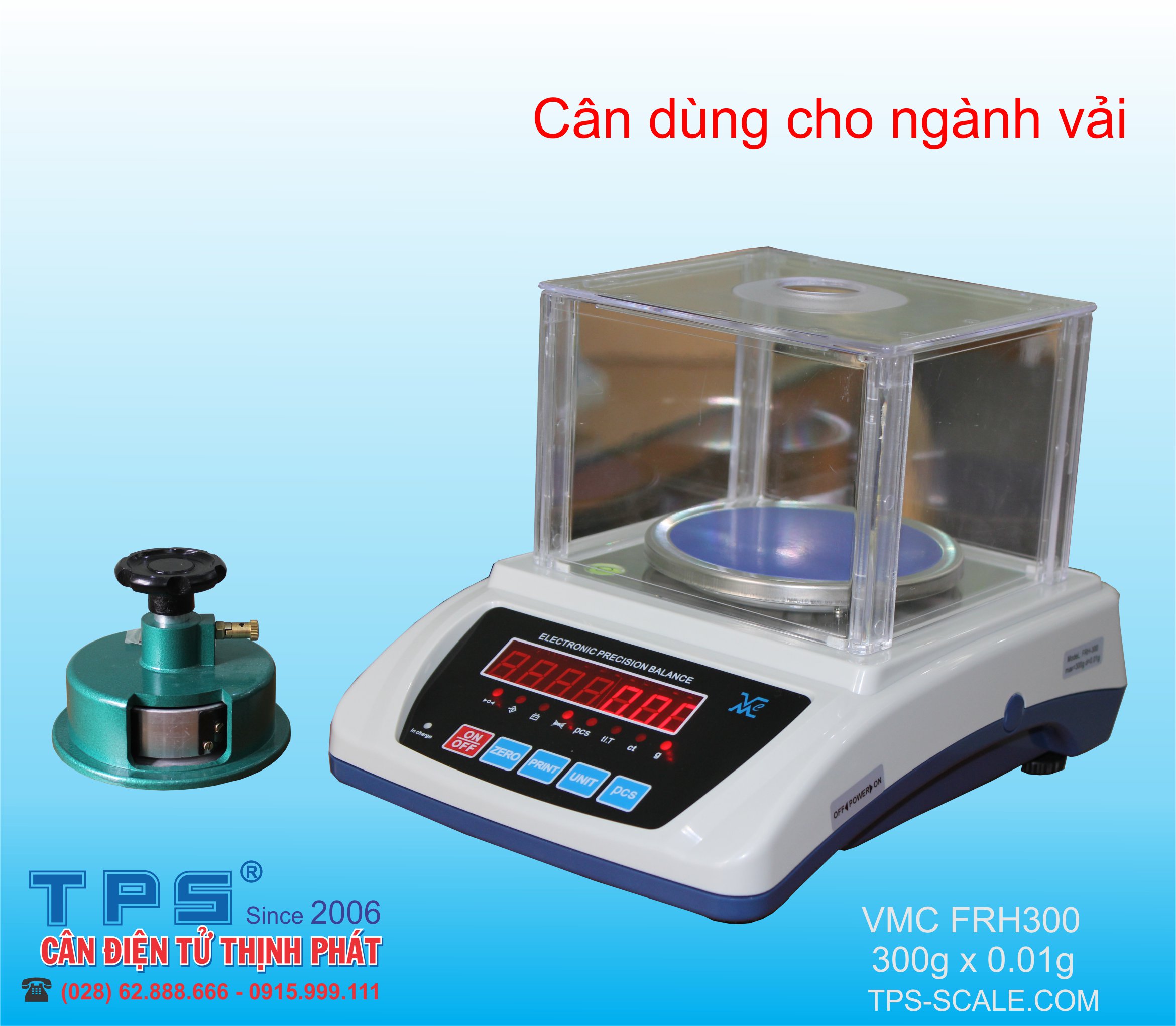 CÂN MẪU VẢI FRH300g