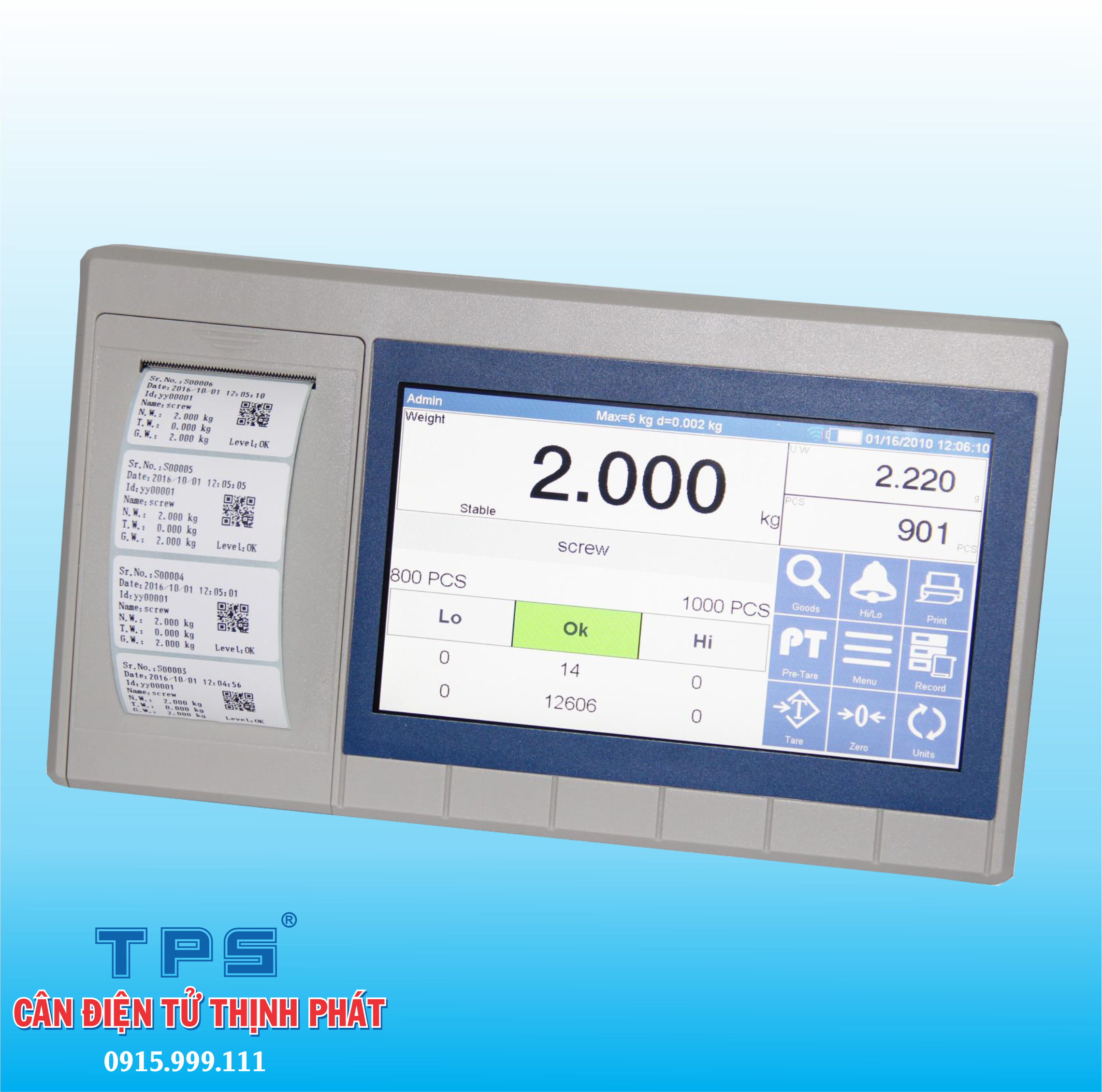Bộ chỉ thị TPS-S-TOUCH
